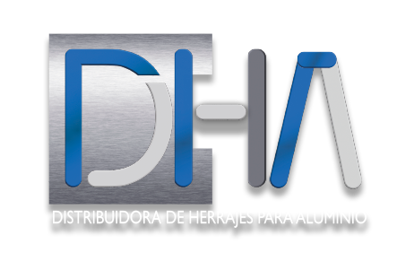 Logo DHA -  DHA Distribuidora de Herrajes para Aluminio